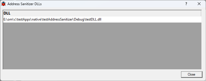 addressSanitizerDLLs