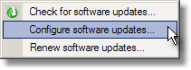 toolsConfigureSoftwareUpdates