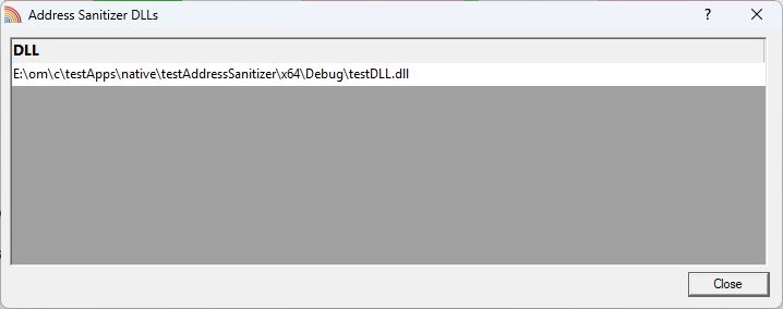 addressSanitizerDLLs