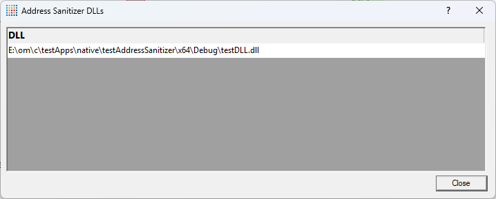 addressSanitizerDLLs