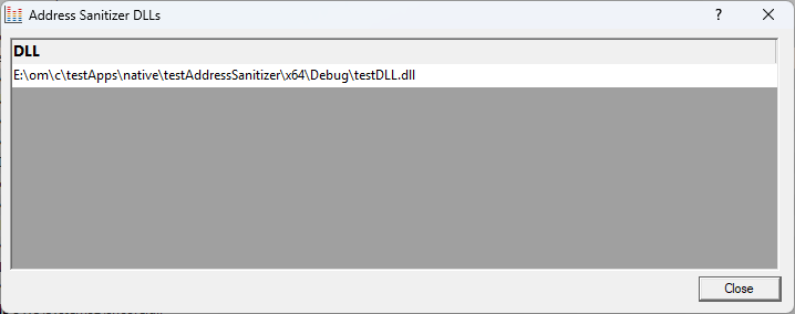 addressSanitizerDLLs