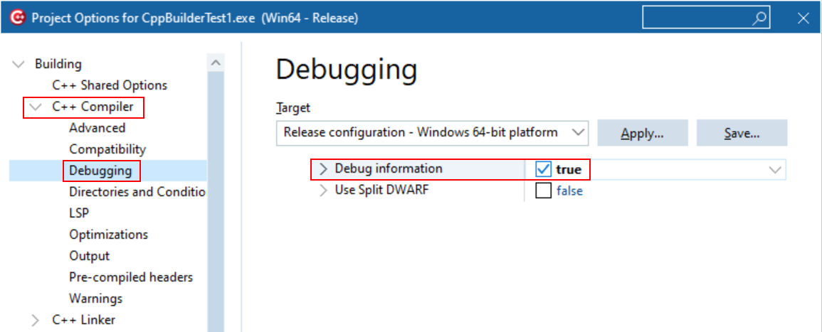 CppBuilderCompilerOptions_x64