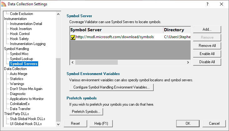 symbol-servers-settings